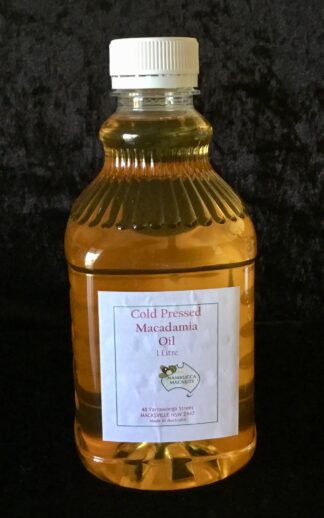 Macadamia Oil - Cold Pressed - 1 Litre