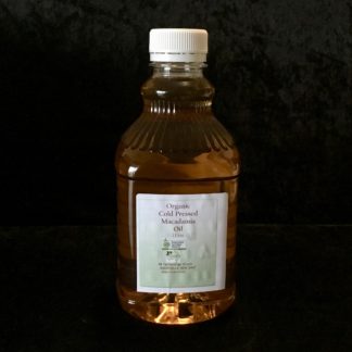 Organic Macadamia Oil - Cold Pressed - 1 Litre